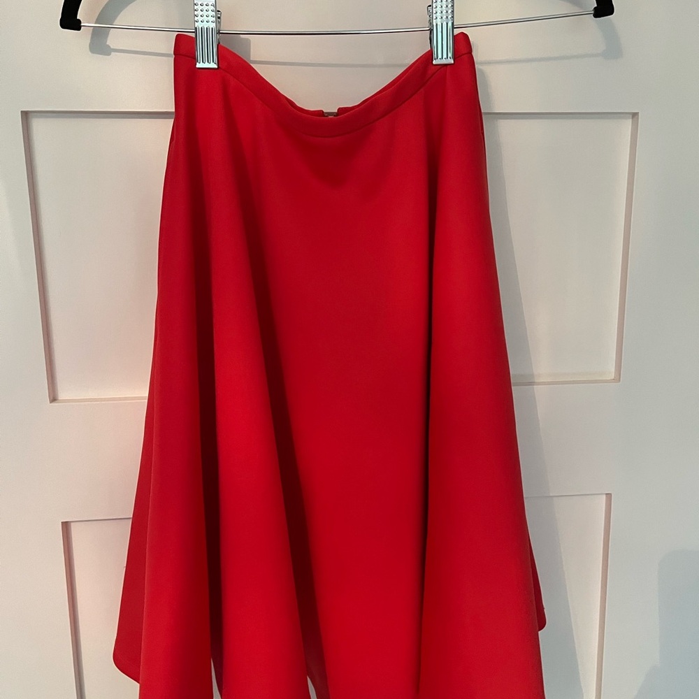 Ted Baker Vibrant Red A-Line Skirt
